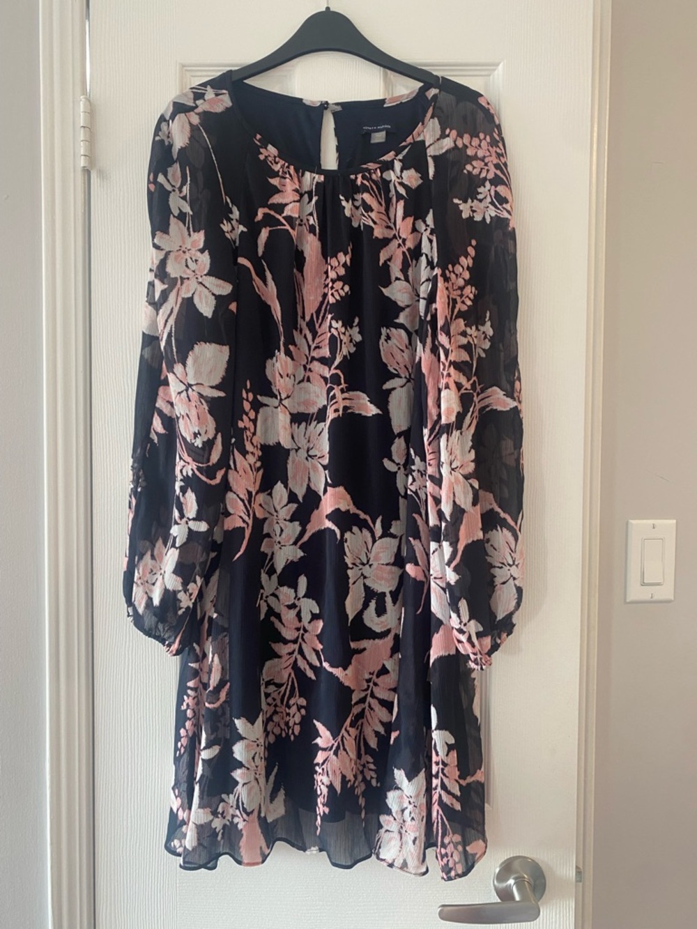 Tommy Hilfiger Floral Long Sleeve Shift Dress